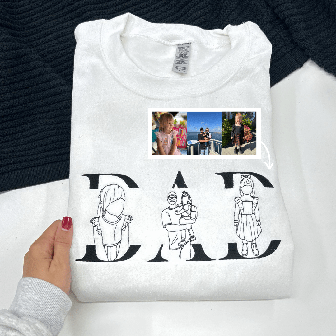 Custom DAD 3 - photo Sweatshirt - Soulmate Customs