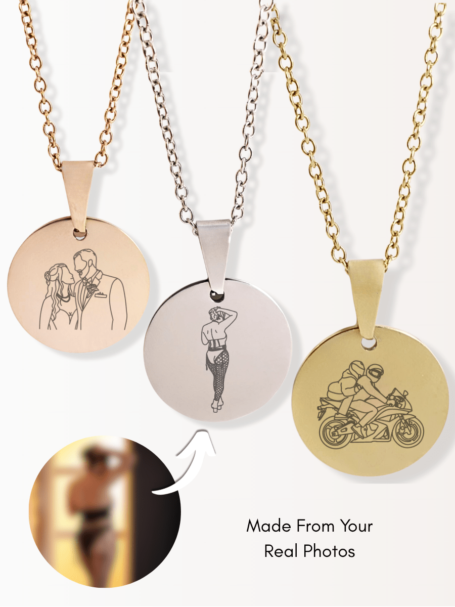 Custom Circle Necklace - Soulmate Customs