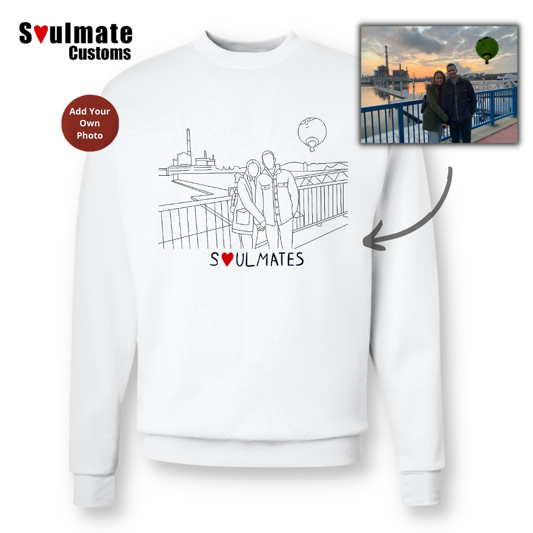 Soulmate© Embroidery Sweatshirt Soulmate Customs