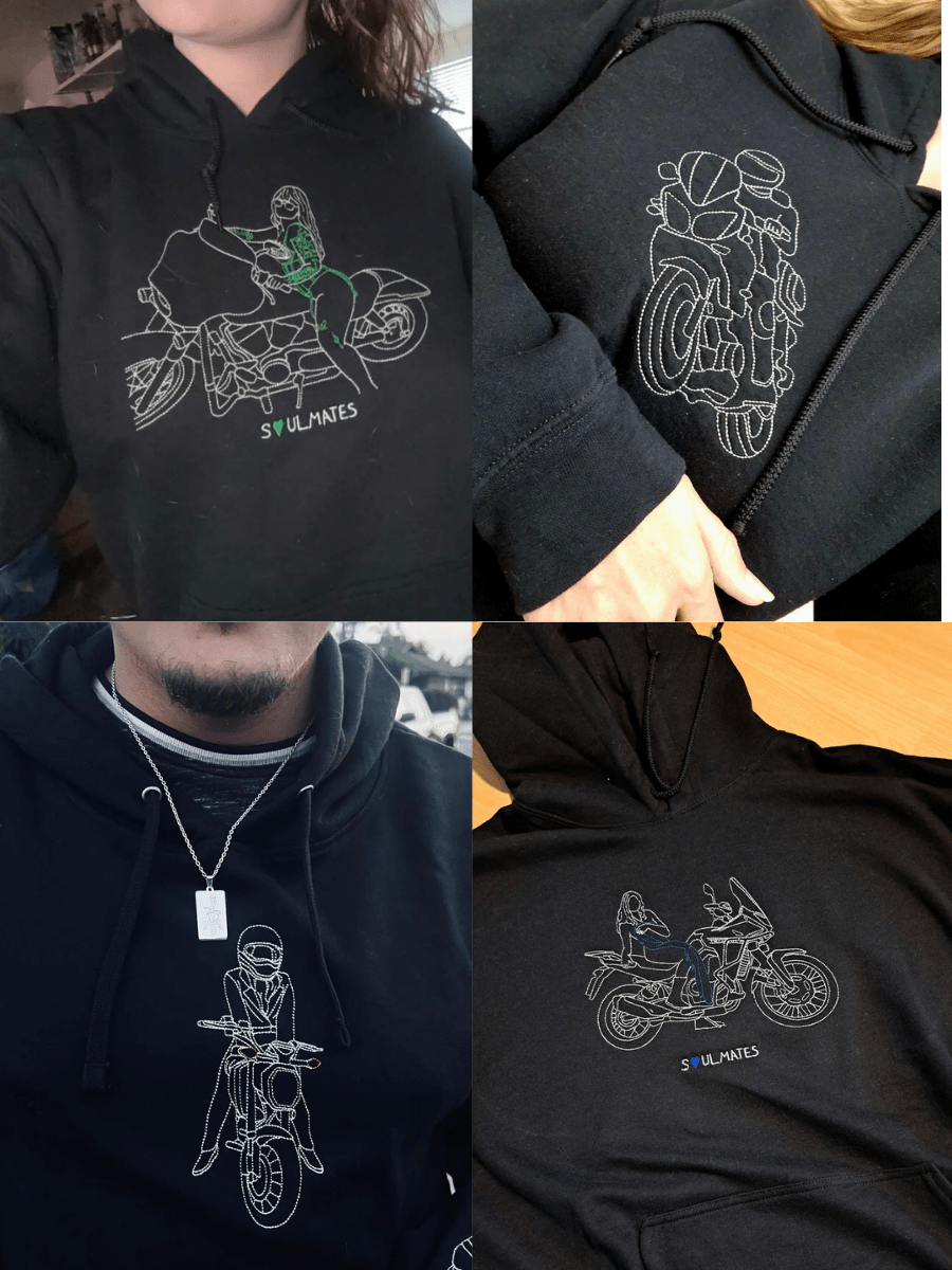 Motorcycle Custom Hoodie - Soulmate Customs