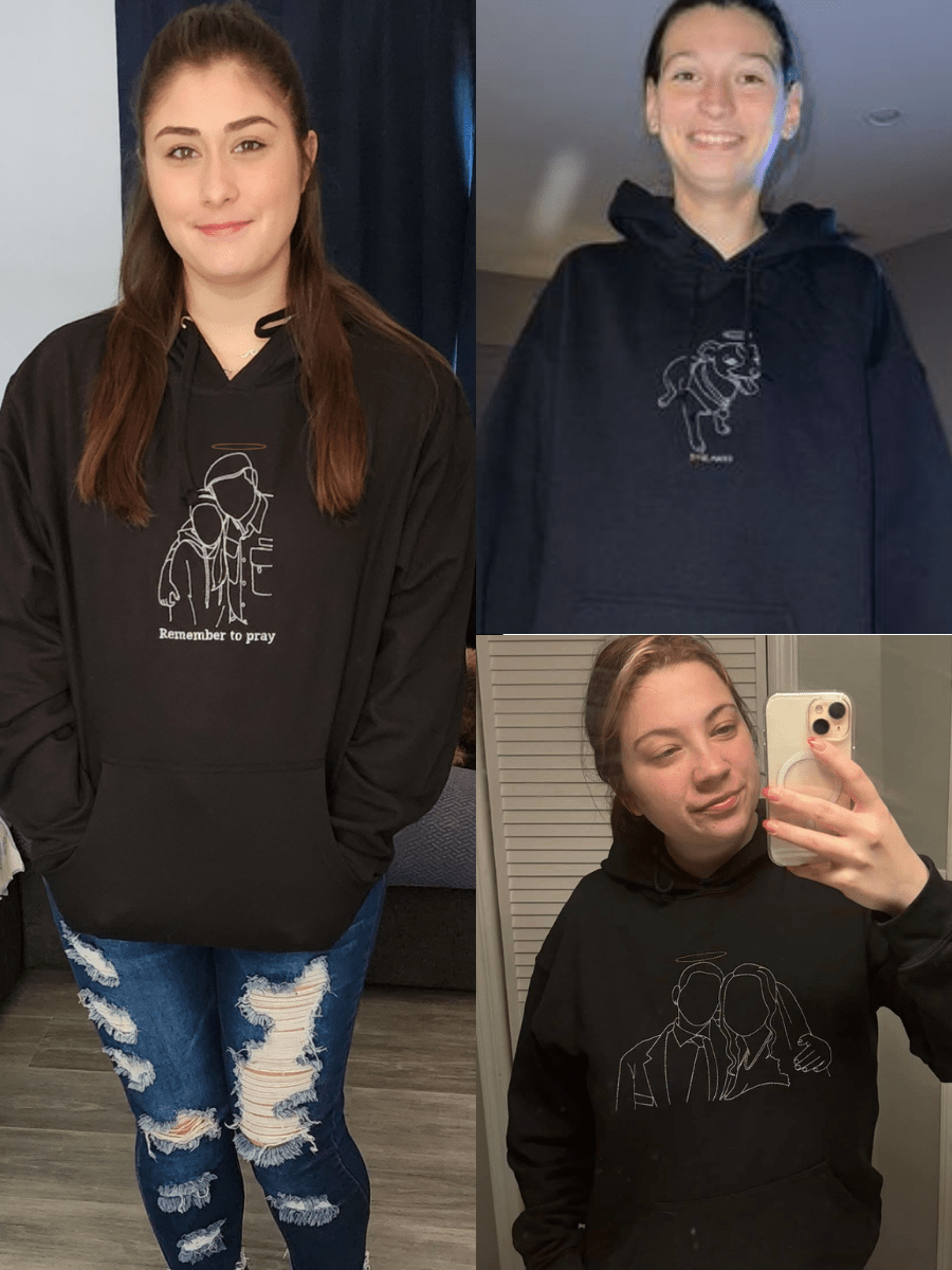 Custom Memorial Photo Embroidery Template - Soulmate Customs