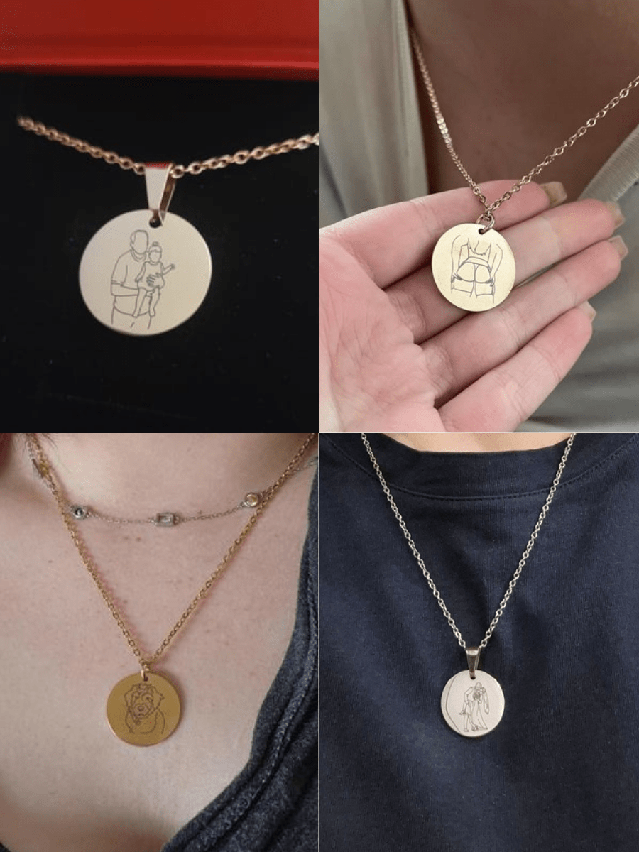 Custom Circle Necklace - Soulmate Customs