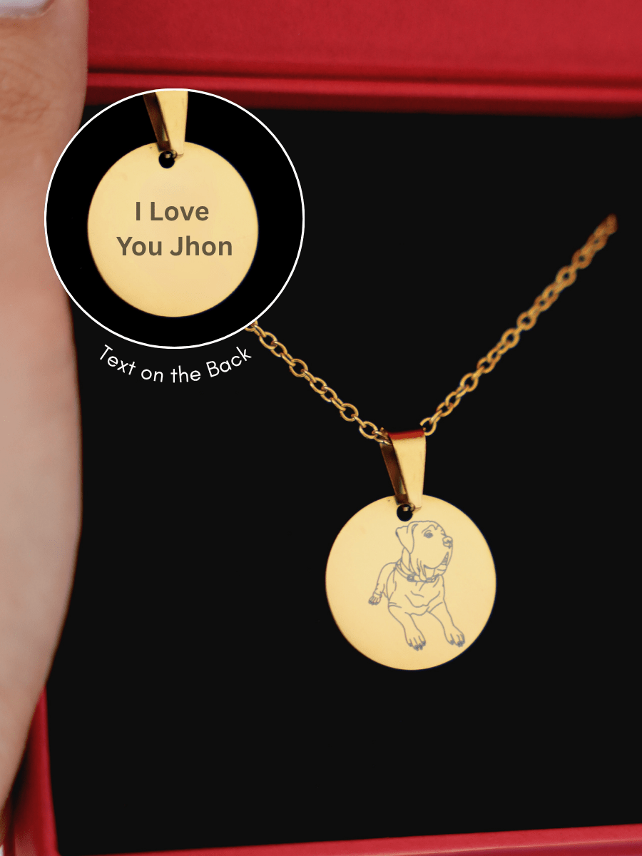 Custom Circle Necklace - Soulmate Customs