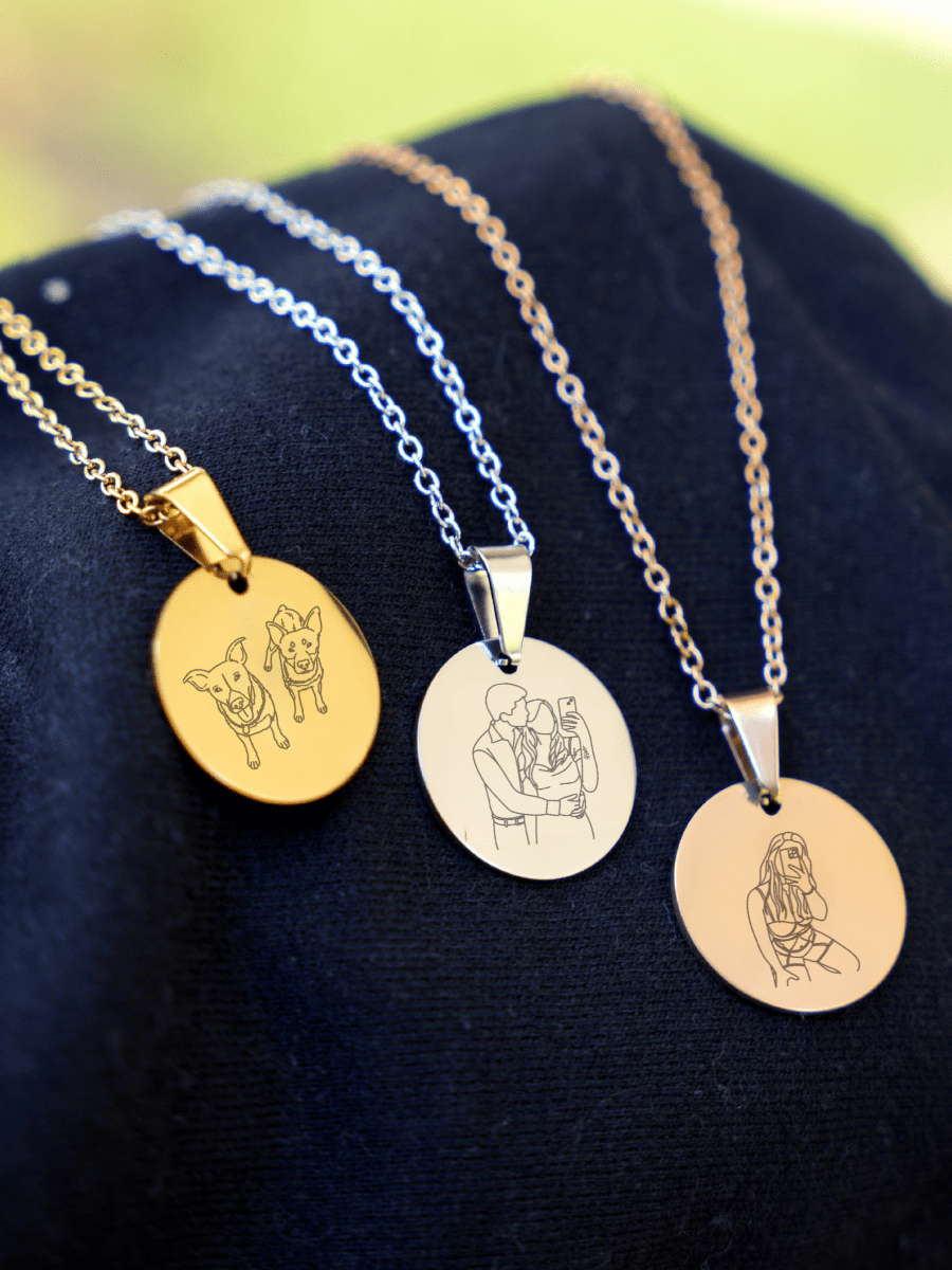 Custom Circle Necklace - Soulmate Customs