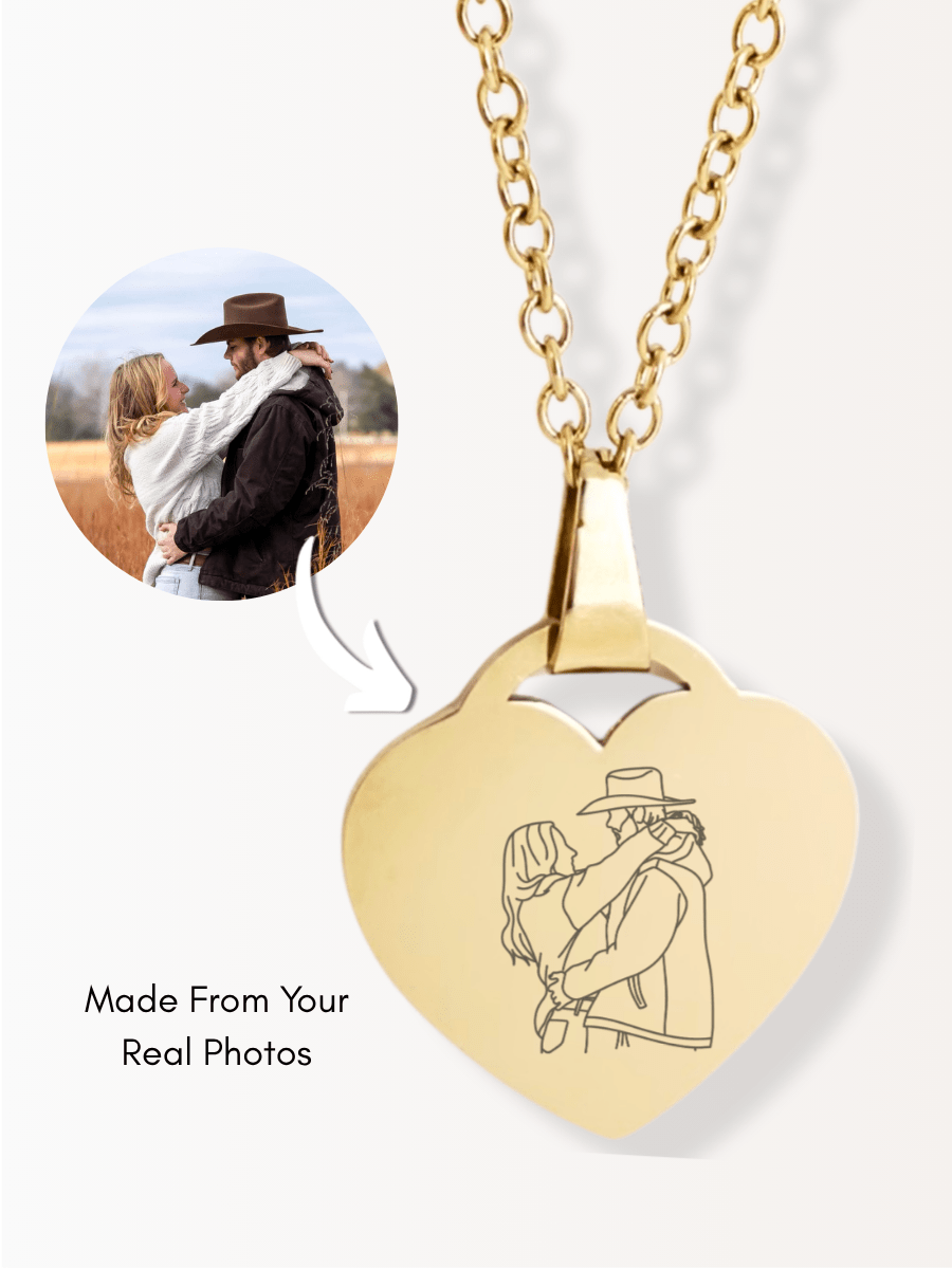 π Custom Heart Necklace (100% off) - Soulmate Customs