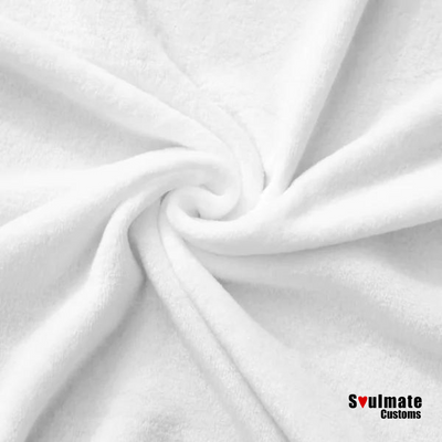 white blanket. add your own image.