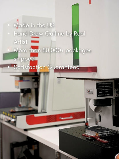 Memorial Custom Engraved Photo Keychain - Soulmate Customs