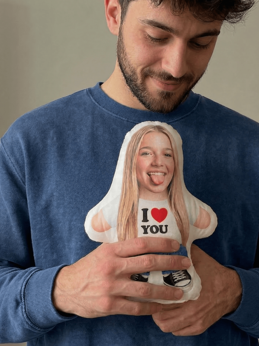 All About Vibe - I Love You Photo Pillow - Soulmate Customs