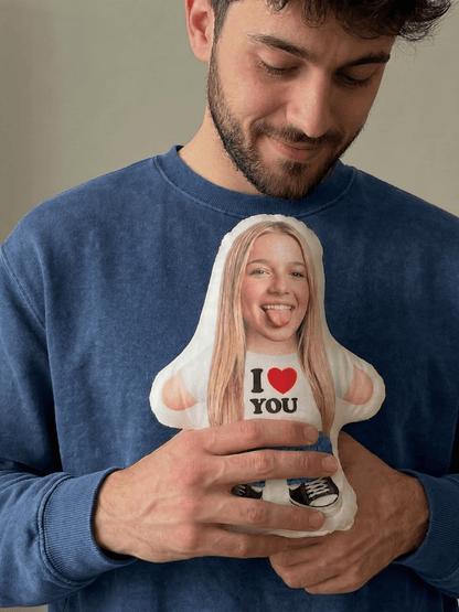 All About Vibe - I Love You Photo Pillow - Soulmate Customs