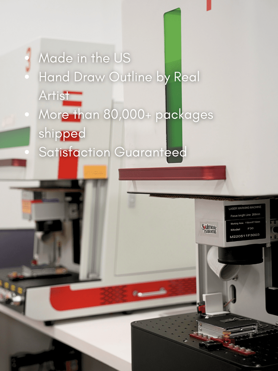 Soulmate Custom Engraved Photo Keychain - Soulmate Customs