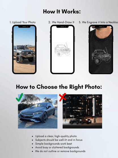 Automobile Custom Embroidered Photo Sweatshirt - Soulmate Customs