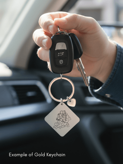 Dad Custom Engraved Photo Keychain - Soulmate Customs