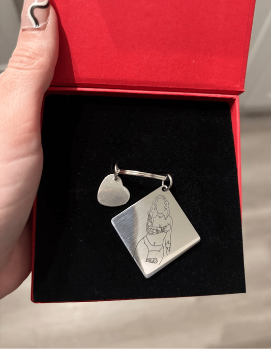 Spicy Photo Custom Keychain - Soulmate Customs