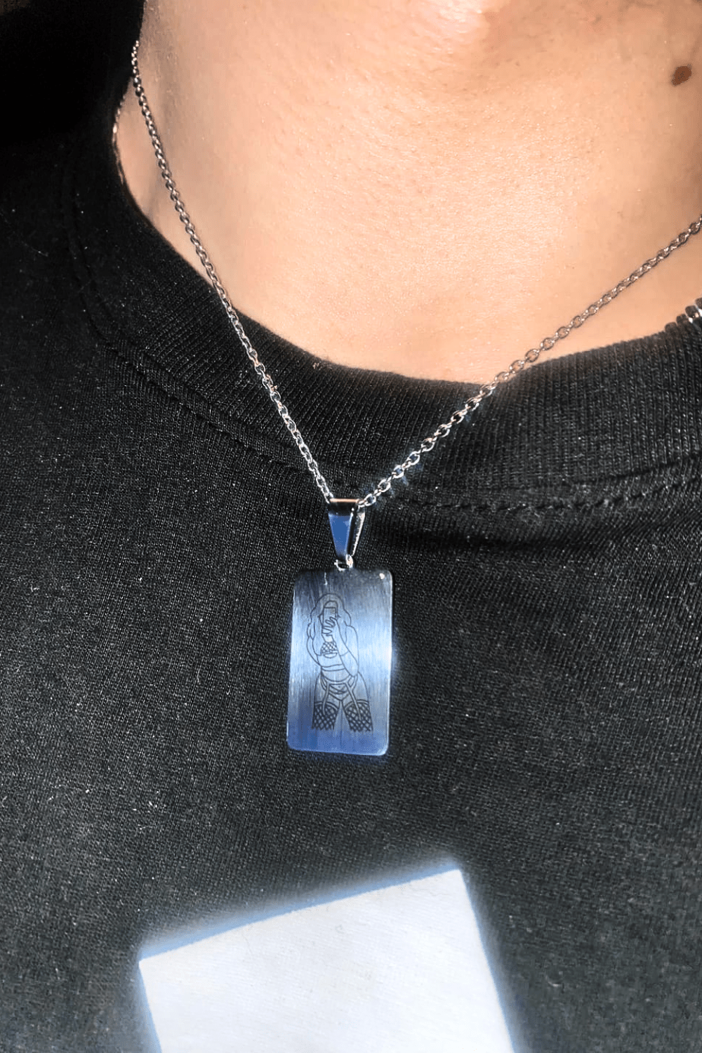Spicy Photo Custom Tag Necklace - Soulmate Customs