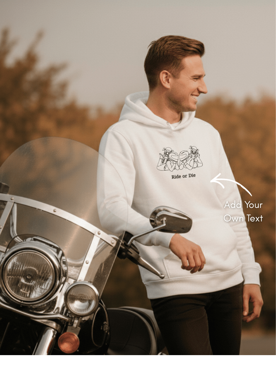 Automobile Custom Embroidered Photo Hoodie - Soulmate Customs