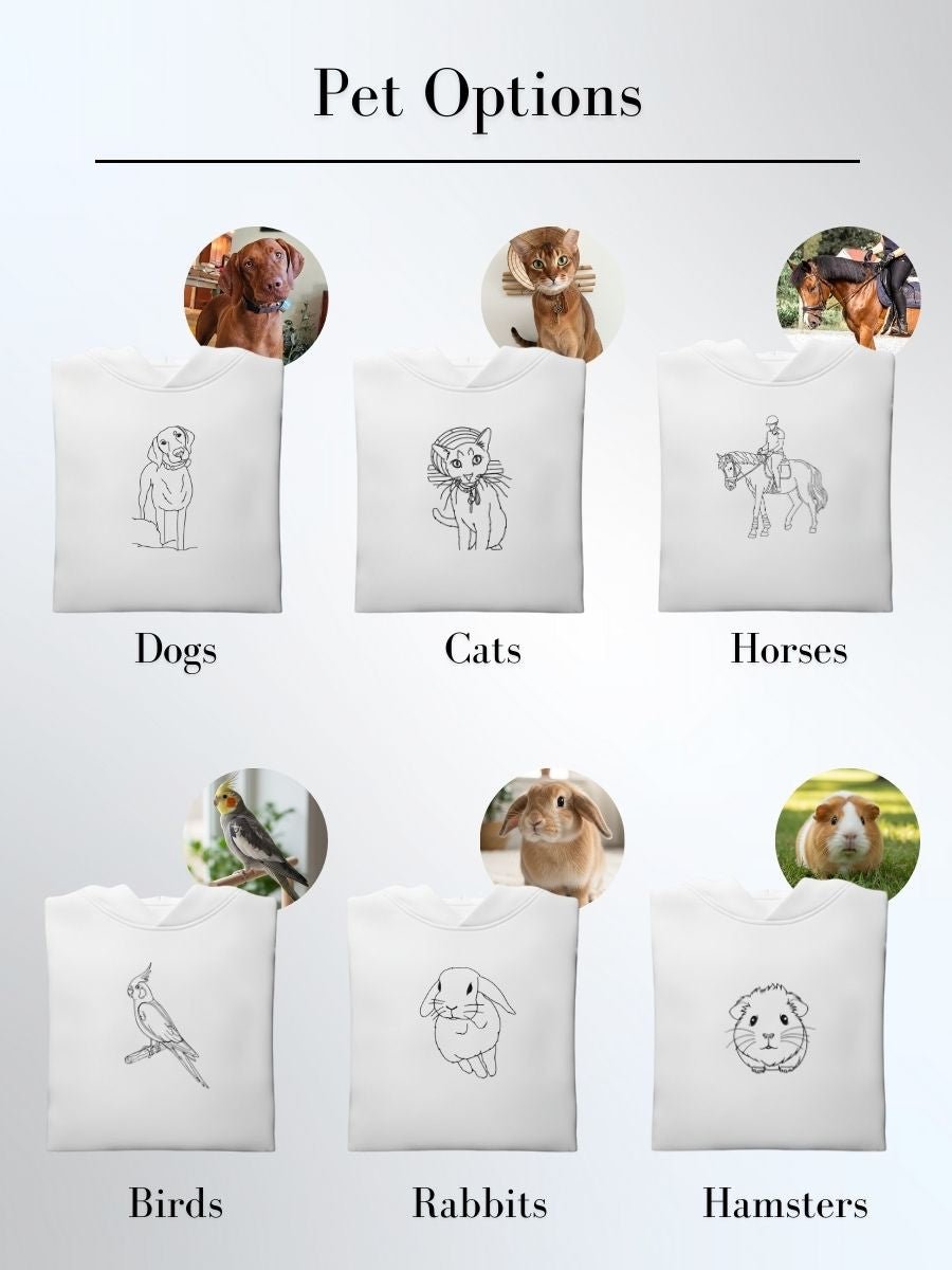 Pet Custom Embroidered Photo Hoodie - Soulmate Customs
