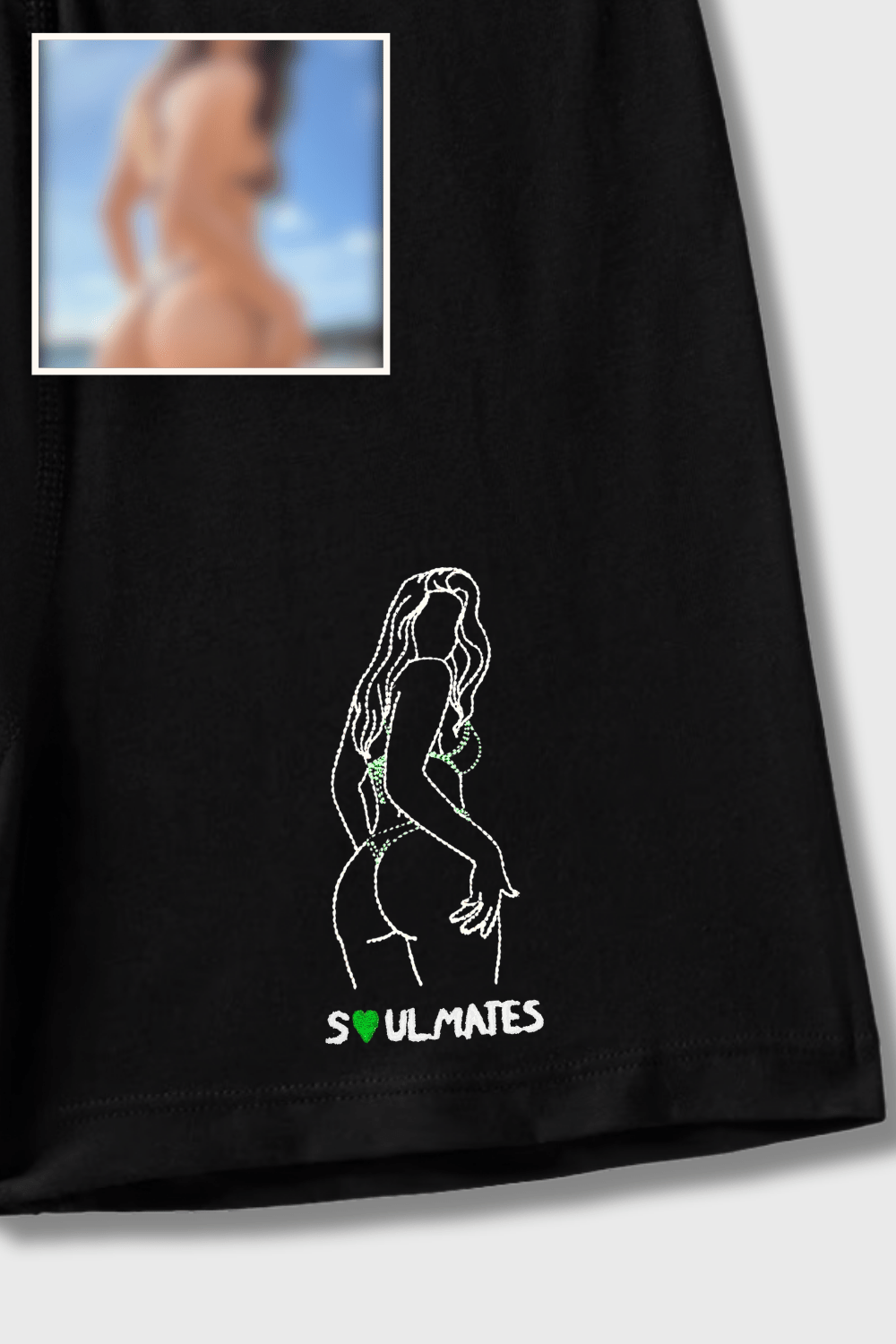 Spicy Photo Outline Boxers - Soulmate Customs