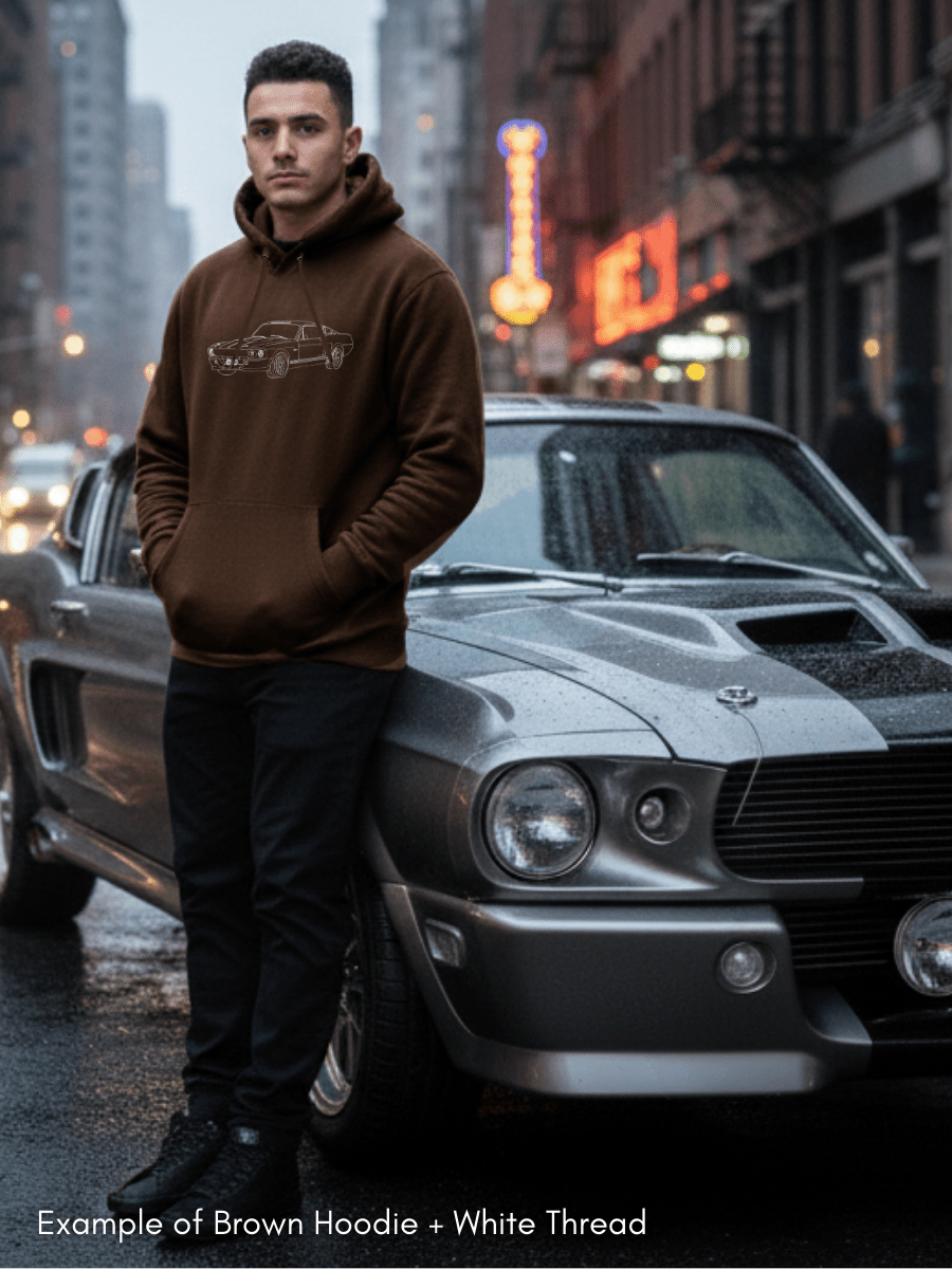 Automobile Custom Embroidered Photo Hoodie - Soulmate Customs