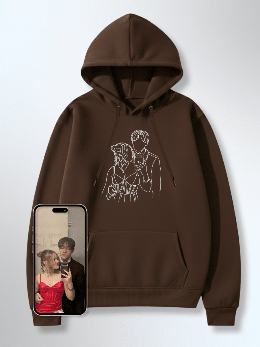 Soulmate Custom Embroidered Photo Hoodie - Soulmate Customs
