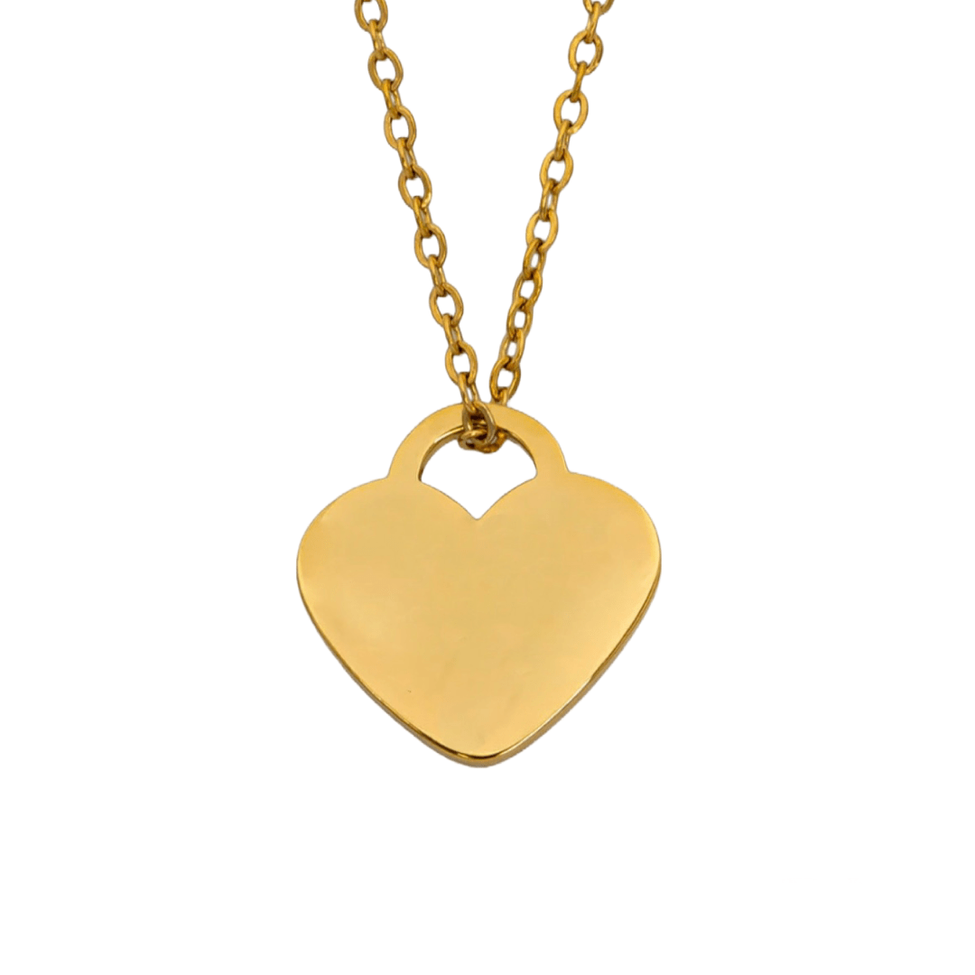 Custom Soulmate© Heart Necklace Spicy Outline - Soulmate Customs