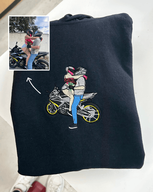 Custom Motorcycle Design - Full Color Filled - In Embroidery - Soulmate Customs