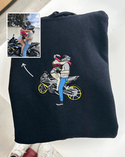 Custom Motorcycle Design - Full Color Filled - In Embroidery - Soulmate Customs