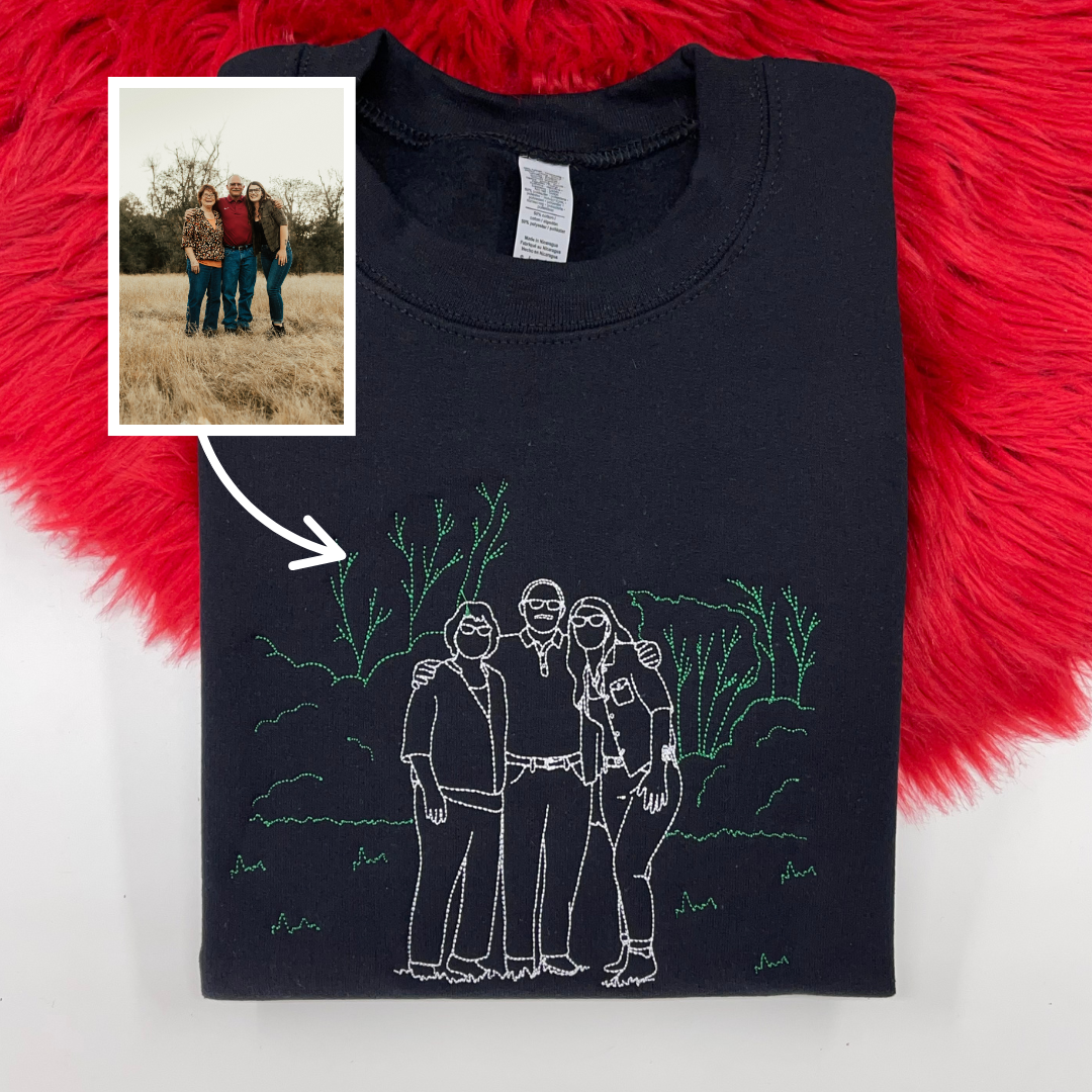 Outlined Father's Day Hoodie