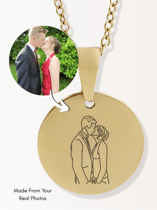 Custom Circle Necklace - Soulmate Customs