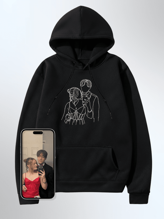 Soulmate Custom Embroidered Photo Hoodie - Soulmate Customs