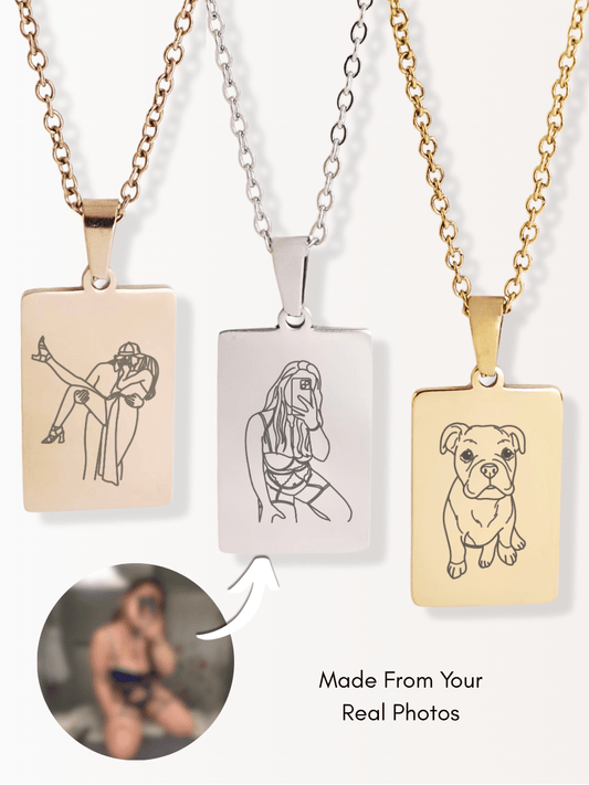 Custom Tag Necklace - Soulmate Customs