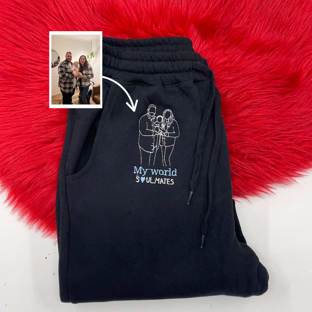 Father's Day Soulmate© Embroidery Sweatpants