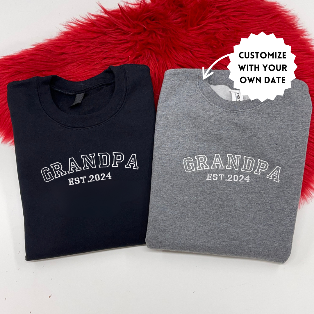 Custom Grandma + Grandpa Sweatshirt