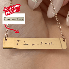 Custom Soulmate© Bar Necklace Personalized Message - Soulmate Customs
