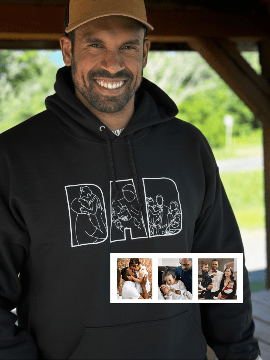 "DAD" Custom Hoodie - Soulmate Customs