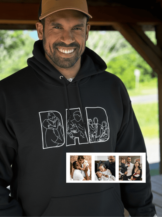 "DAD" Custom Hoodie - Soulmate Customs