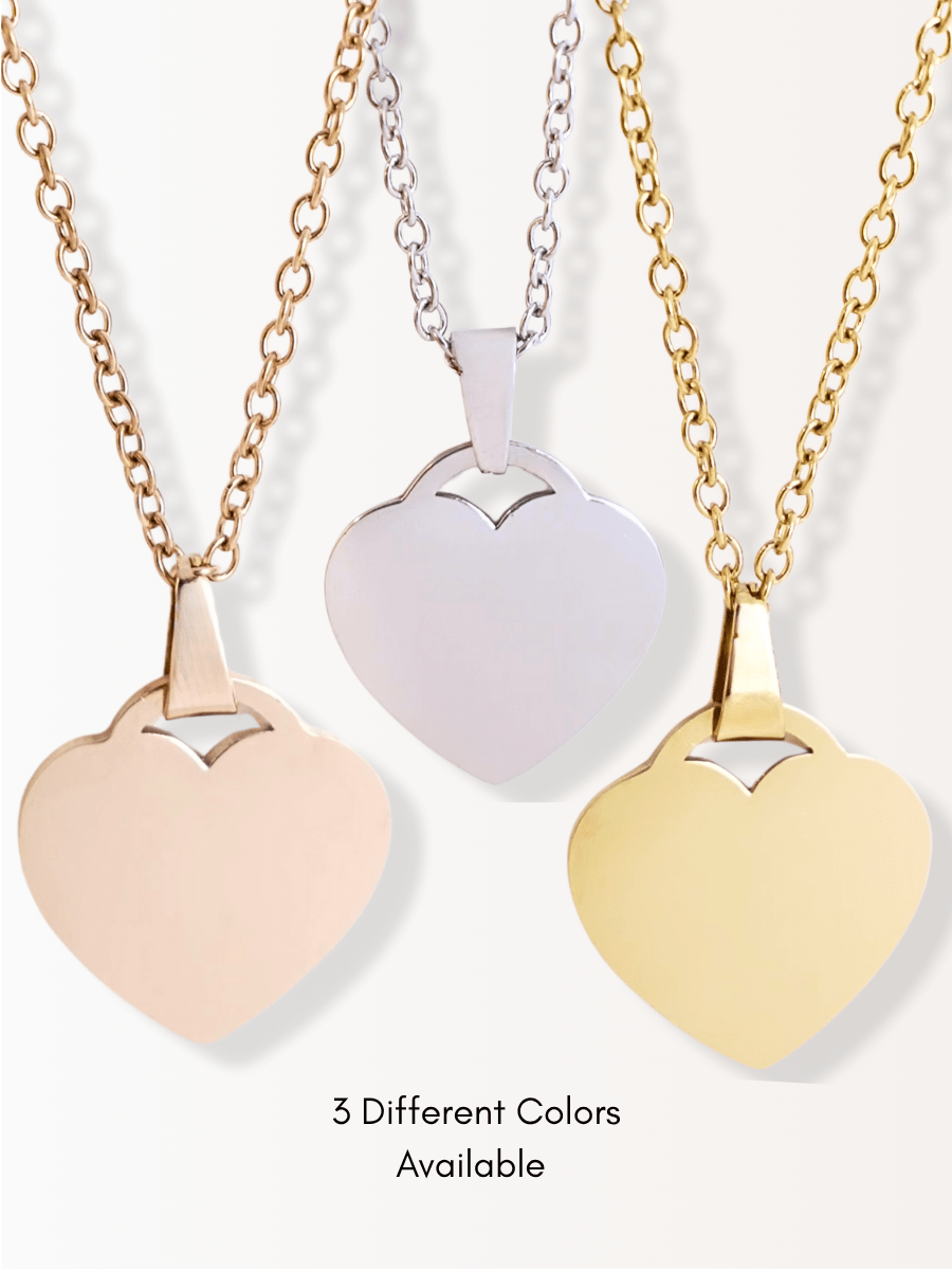 Custom Heart Necklace - Soulmate Customs