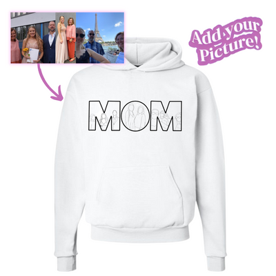 Embroidered  "MOM" Hoodie - Soulmate Customs©