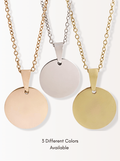 Custom Circle Necklace - Soulmate Customs