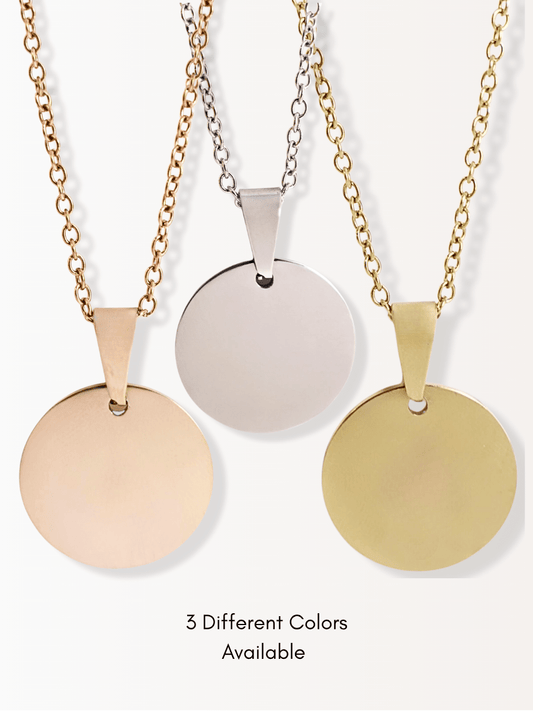 Custom Circle Necklace - Soulmate Customs