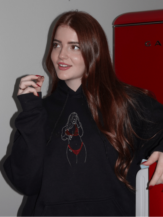Embroidered Spicy Custom Hoodie - Soulmate Customs