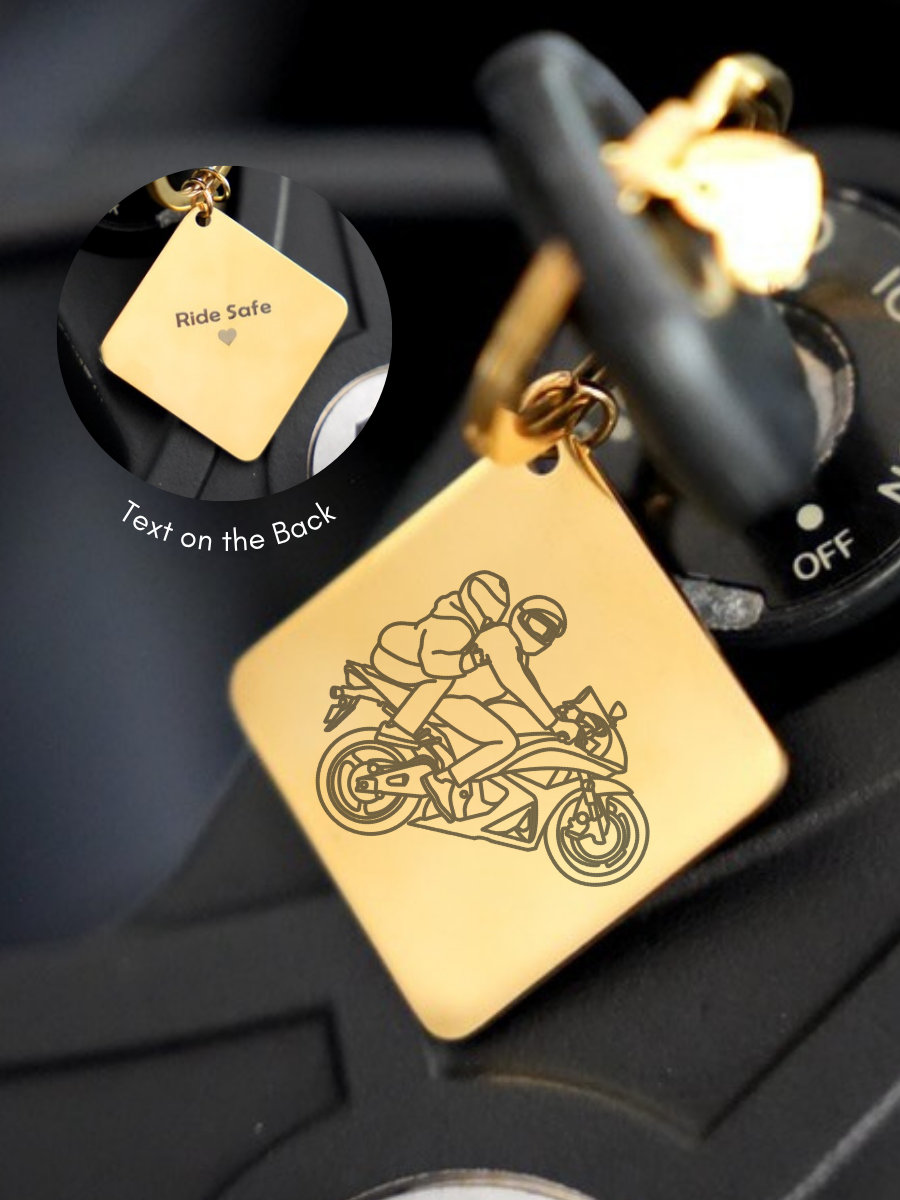 Custom Motorcycle Keychain