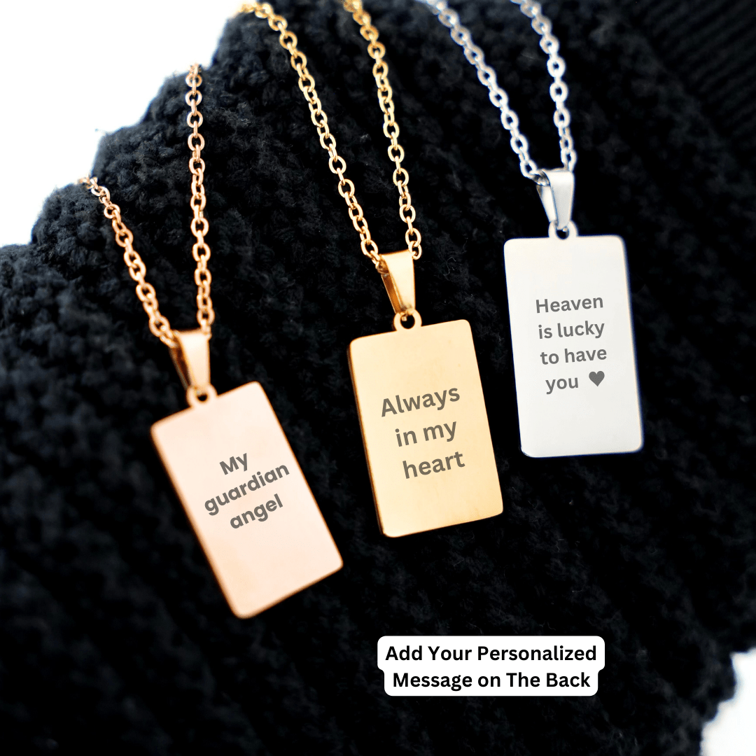 Custom Memorial Tag Necklace - Soulmate Customs