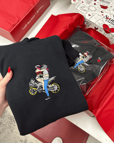 Custom Motorcycle Design - Full Color Filled - In Embroidery - Soulmate Customs