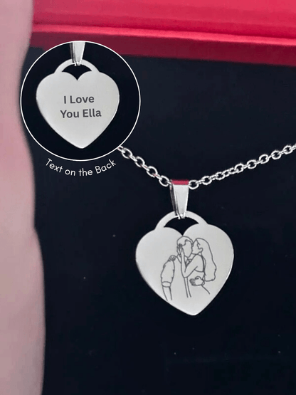 Custom Heart Necklace - Soulmate Customs