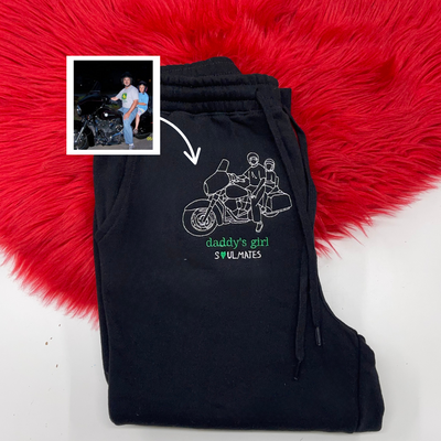 Father's Day Soulmate© Embroidery Sweatpants
