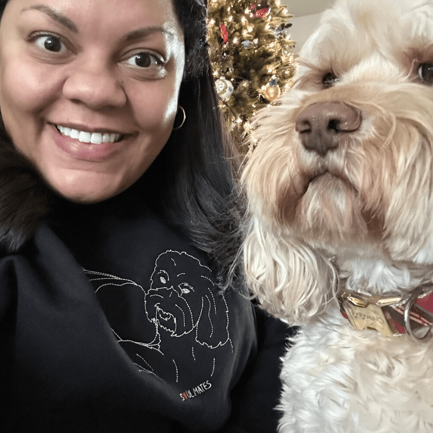 Embroidered Pet Hoodie - Soulmate Customs© - Soulmate Customs