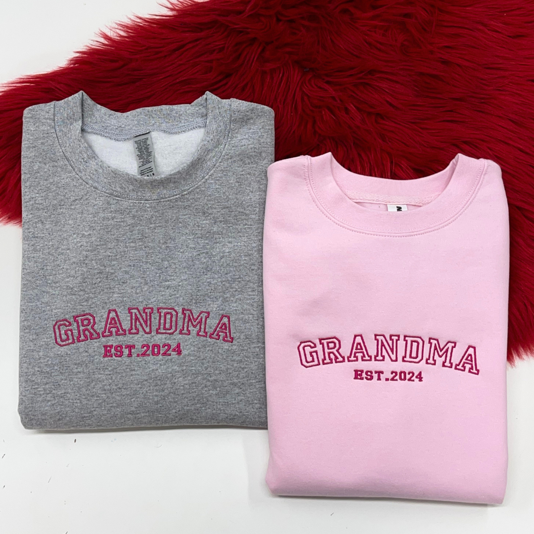 Custom Grandma + Grandpa Sweatshirt