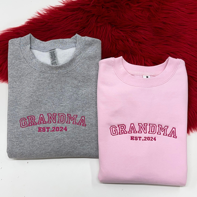 Custom Grandma + Grandpa Sweatshirt