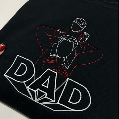Super DAD Crewneck with photo - Soulmate Customs