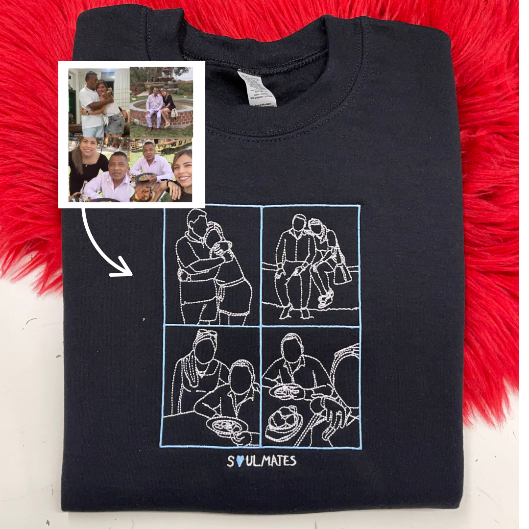 DAD Embroidered "Collage" Hoodie - Soulmate Customs©